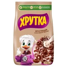 Хрутка Колечки шоколадные 210гр пакет 1/12 АКЦИЯ
