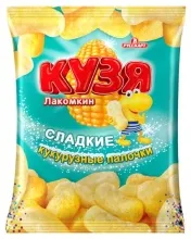 Кузя Лакомкин 38гр кукурузные снэки 1/30 6 мес.