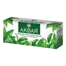 Акбар 25пак с/я Зеленый Китайский чай 1/15
