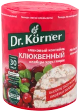 Хлебцы Доктор Кернер 100гр Злаковый коктейль клюква 
