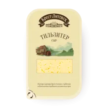Тильзитер 130гр 45% слайс/нарезка 1/8 Брест-Литовск  