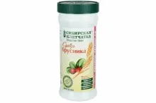 Клетчатка Сибирская 280гр Супербрусника пласт.банка 1/20