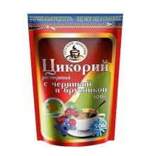 Русский Цикорий раствор 100гр с черникой и брусникой ZIP-пакет 1/12