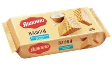 Сливочные 300гр вафли 1/15 Яшкино   ЯВ166
