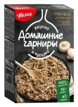 Гарнир Гречка с грибами 300гр Увелка 1/6   361