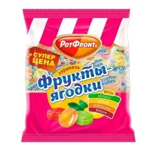 Фрукты-ягодки микс 250г карамель 1/10 РФ