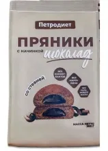 Пряники Петродиет 300гр Шок.начинка на фруктозе со стевией 1/10 