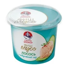 Паста Атлантик Фиш мусс Лосось 140гр 1/6 Санто-Бремор 