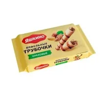 Ваф.трубочки Орех 190г Яшкино 1/24    КВ328