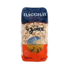 Хлопья Пассим 4 злака 400гр м/у 1/12 И-23