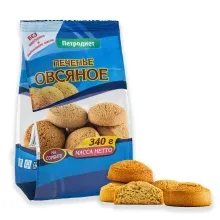 Печенье Петродиет 340гр Овсяное на сорбите 1/15 