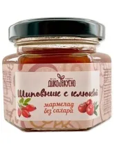 Мармелад 100гр Шиповник/Клюква б/сах.1/12 Дико Вкусно/Томск  