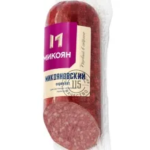 Микояновский сервелат в/к срез 350гр Микоян 1/7   60сут.