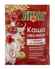 Каша овсяная со слив.Вишня м/п Янта  41гр 1/25