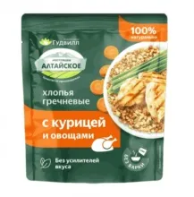 Хлопья Гудвилл БП 40гр гречневые с курицей и овощами 1/17  9 