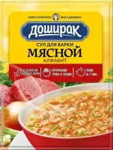 Доширак суп Мясной алфавит 59гр 1/24