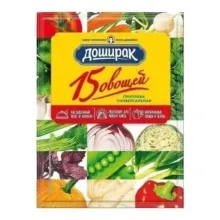 Доширак Приправа 15 овощей 75гр 1/24
