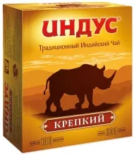 Индус Крепкий 100пак чай 1/18