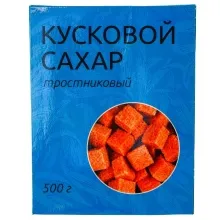 Сахар кусковой Тростник Отличная Кухня 500гр 1/24