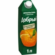 Нектар Добрый 1л Апельсин  1/12
