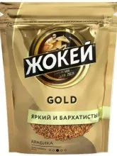 Жокей 75гр Голд кофе пакет 1/12    1775-12