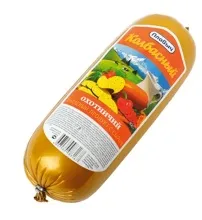 Колбасный 400гр Охотничий сырный продукт Плавыч 1/28 