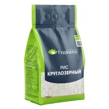 Рис Гудвилл 3кг круглозерный 1/5  708