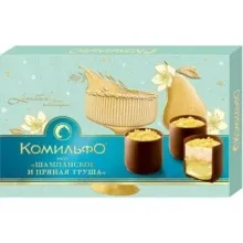 Комильфо конфеты Шампанское и пряная груша 116гр 1/10
