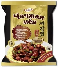 Чачжан Мён лапша 200гр с соевым соусом и кусочками мяса 1/16 Корея