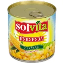 Кукуруза Солвита 340гр ж/б 1/12