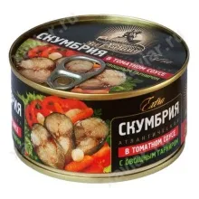 Скумбрия с овощами 185гр За Родину ключ 1/32