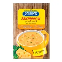 Доширак Быстросуп Суп-пюре куриный с вермишелью 15гр 1/24