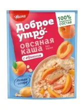 Каша Увелка овсяная Абрикос 40гр ш/б 1/20  616