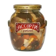 Ассорти грибное Мед.Люб 450мл ст/б 1/12