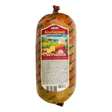 Колбасный 400гр С ветчиной сырный продукт Плавыч 1/28 