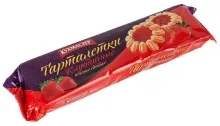Кухмастер Печенье Тарталетки Клубничные сдобное 240гр 1/12