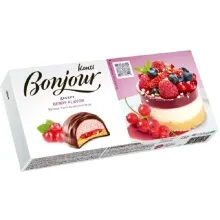 Бонжур 232гр Суфле со вкусом ягод 1/9 Конти
