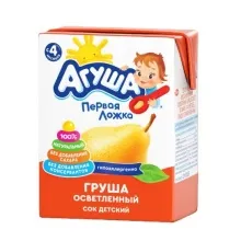 Агуша сок 0,2л Груша осветленная 1/27  