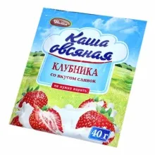 Каша Увелка овсяная с клубникой 40гр ш/б 1/20  690  