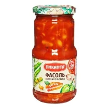 Фасоль Пиканта печеная в аджике 470гр 1/6  