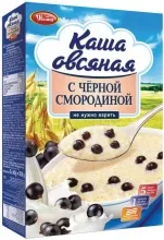 Каша Увелка Сию-Минутка овсяная с черной смородиной 200гр 1/6    778
