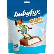Шоколадные конфеты  Бэби Фокс 120гр с мол.начинкой 1/30 КДВ КЕК804