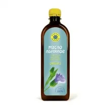 Масло Компас Здоровья льняное с селеном,хромом,кремнием Омега 3 0,2л  п/бут 