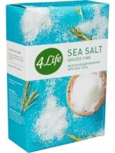 Соль 4LIFE 1000гр морская йодир.мелкая 1/14