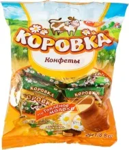 Коровка вкус топл.молока 250гр 1/10 РФ 7мес