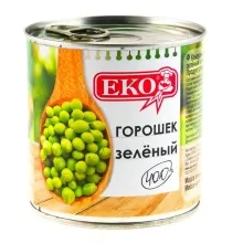 Зел.горошек Эко 400гр ж/б 1/12