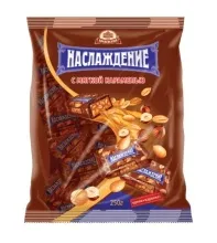 Наслаждение с мягкой карамелью 250гр конфеты 1/8 Бабаевский