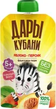 Дары Кубани пюре 90гр Яблоко/Персик д/п 1/12