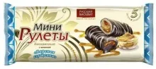 Мини-рулеты 175гр Варен.сгущ.нач Русс.Бисквит 1/15
