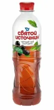 Святой источник Черный чай со черной смородины 1л 1/6